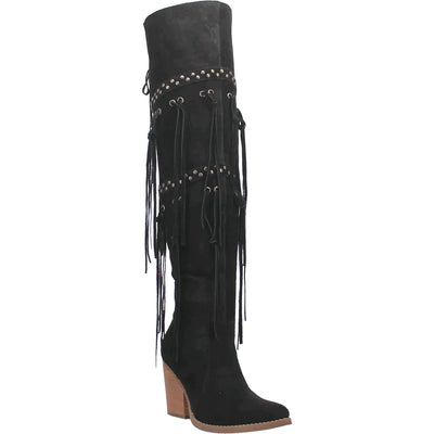 DINGO WITCHY WOMAN LEATHER BOOT STYLE DI268BK Ladies Boots from Dingo
