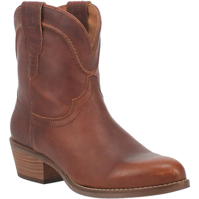 DINGO SEGUARO LEATHER BROWN BOOTIE STYLE DI825BN- Premium Ladies Boots from Dingo Shop now at HAYLOFT WESTERN WEARfor Cowboy Boots, Cowboy Hats and Western Apparel