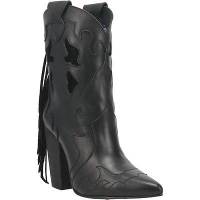 DINGO LADYS NIGHT LEATHER BOOTIE STYLE DI911BK- Premium Ladies Boots from Dingo Shop now at HAYLOFT WESTERN WEARfor Cowboy Boots, Cowboy Hats and Western Apparel