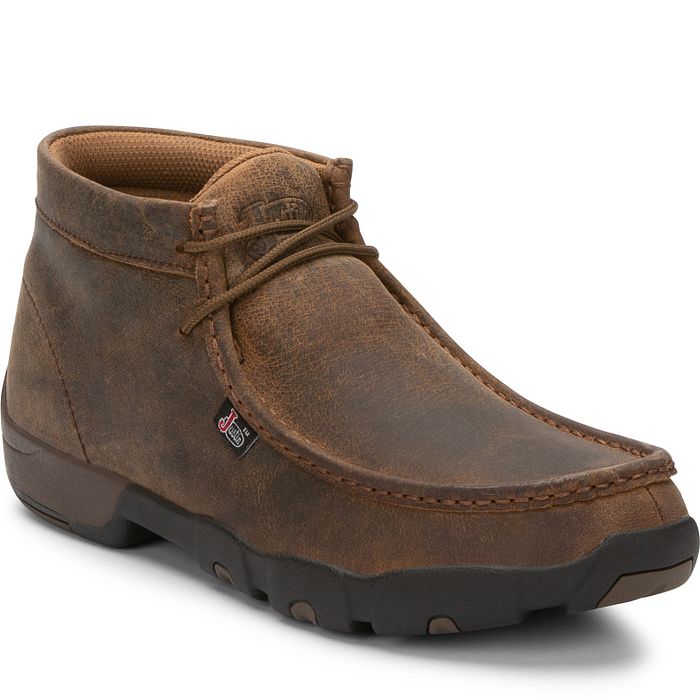 Justin Cappie Boots 232 Men\'s Size 9 Work Shoes Oil Slip Resistant Leather Justin Boots: Men main image 4