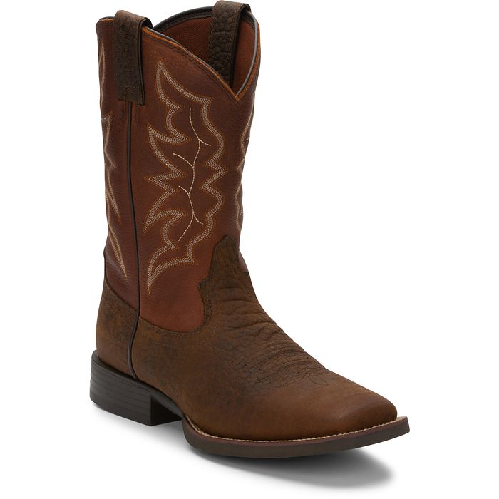 Round Toe Boots Justin Men's Stampede Boots Justin Men's