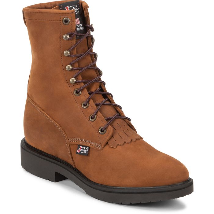 Justin Aged Bark Original Laceup Work Boot Style 760