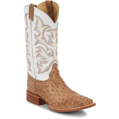 Justin Mens Pascoe Full Quill Ostrich Boots Style 8572- Premium Mens Boots from JUSTIN BOOT COMPANY Shop now at HAYLOFT WESTERN WEARfor Cowboy Boots, Cowboy Hats and Western Apparel