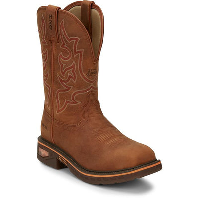 Justin Mens Resistor Nano Composite Toe Work Boots Style CR4016 Mens Workboots from JUSTIN BOOT COMPANY