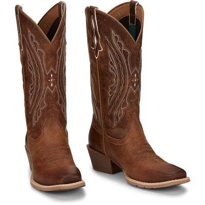 JUSTIN WOMENS REIN WAXY TAN BOOT STYLE L2962- Premium Ladies Boots from JUSTIN BOOT COMPANY Shop now at HAYLOFT WESTERN WEARfor Cowboy Boots, Cowboy Hats and Western Apparel