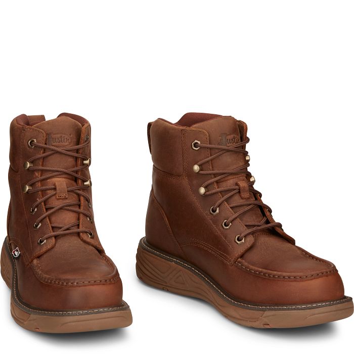 ジャスティン Justin Mens Rush Nano Composite Toe Work Boots Style SE471