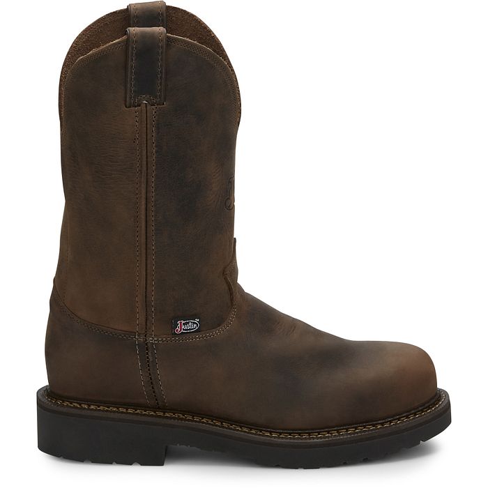 ～justin～ Justin Mens Safety Toe Gaucho Balusters Boots Style 4445