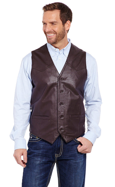 SIDRAN MENS BUTTON FRONT LAMB VEST STYLE ML3059-21- Premium Mens Outerwear from Sidran/Suits Shop now at HAYLOFT WESTERN WEARfor Cowboy Boots, Cowboy Hats and Western Apparel
