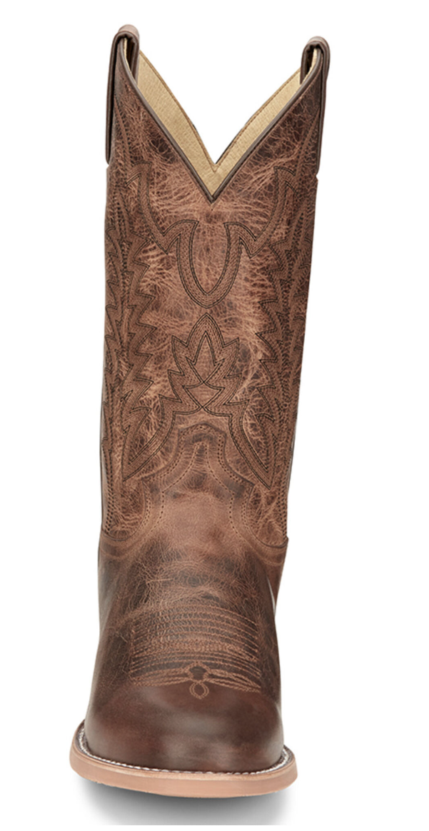 JUSTIN MENS CLANTON ROUND TOE WESTERN BOOTS STYLE CJ2045 display picture 2