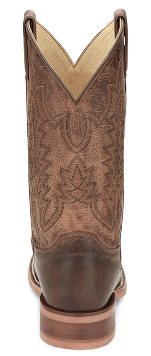 Justin Clanton CJ2045 Western Boots Brown Leather Round Toe Mens 13 EE New JUSTIN MENS CLANTON ROUND TOE WESTERN BOOTS STYLE CJ2045 main image 3