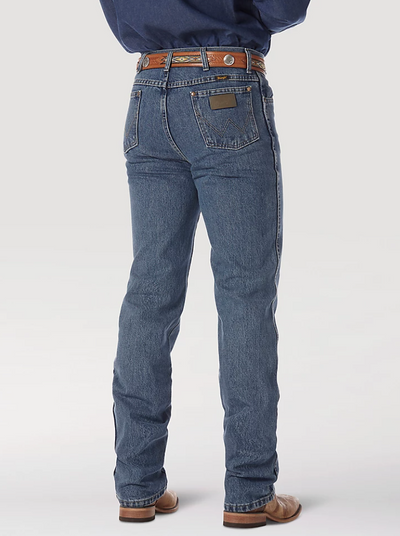 Wrangler Jeans Mens Slim Fit Denim Cowboy Cut Jeans Style 0936RST Mens Jeans from Wrangler