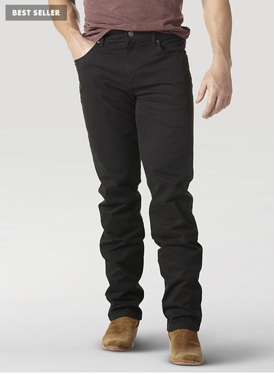 WRANGLER MENS RETRO SLIM FIT STRAIGHT LEG PANT IN BLACK STYLE 88MWZBK Mens Jeans from Wrangler