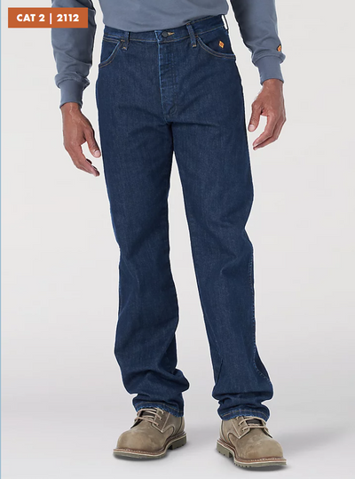 Wrangler Mens Flame Resistant Jeans Style FR13MDW Mens Jeans from Wrangler