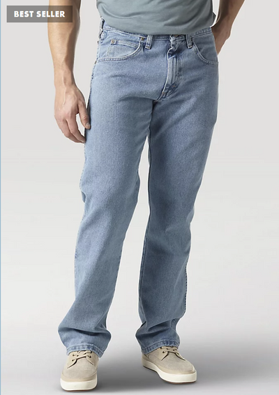 Wrangler Relaxed Fit Jean Vintage Indigo Style 35001VI Mens Jeans from Wrangler