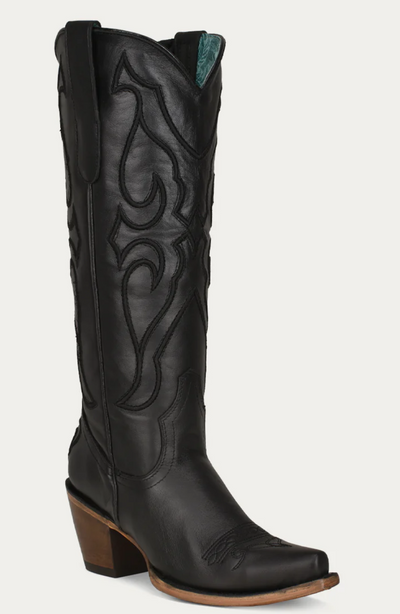 Corral Ladies Black Snip Toe  Boot Style Z5075 Ladies Boots from Corral Boots