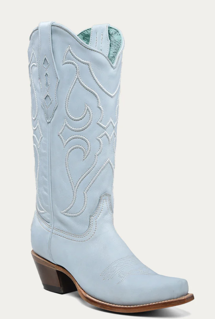 CORRAL LADIES BLUE SNIP TOE BOOTS STYLE Z5253