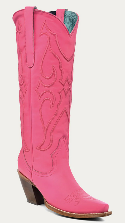 CORRAL LADIES HOT PINK SNIP TOE BOOTS STYLE Z5157 Ladies Boots from Corral Boots