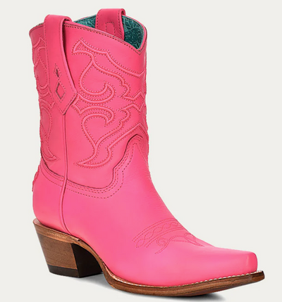 CORRAL LADIES SHORTIE HOT PINK BOOTS STYLE Z5137 Ladies Boots from Corral Boots