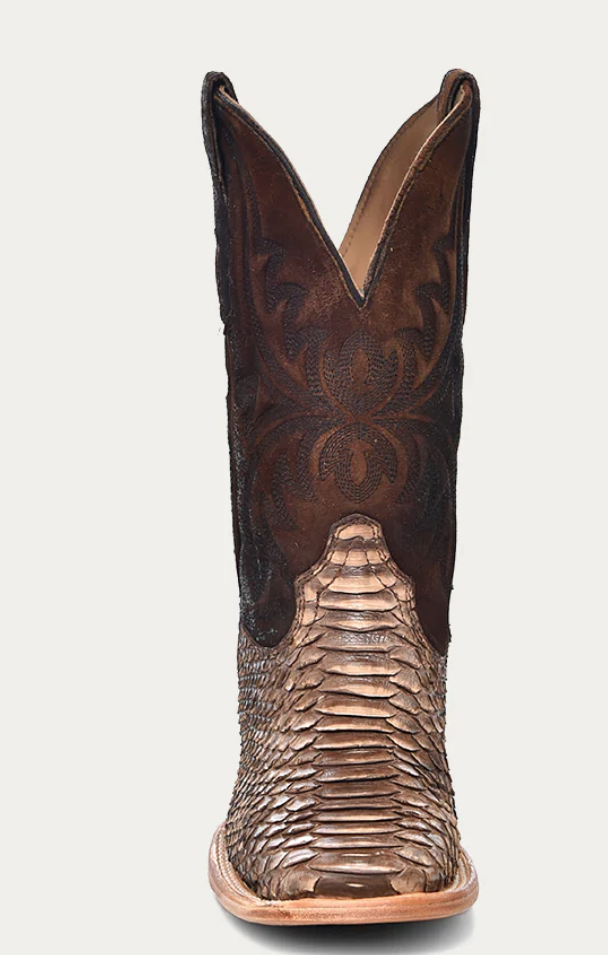 CORRAL MENS BROWN PYTHON COWBOY BOOTS STYLE A4499 display picture 3