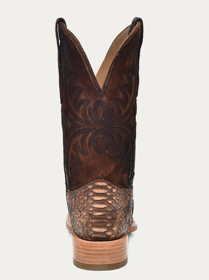 CORRAL MENS BROWN PYTHON COWBOY BOOTS STYLE A4499