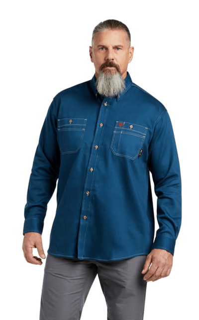Ariat Mens FR Vented Work Shirt Style 10039428 Mens Shirts from Ariat