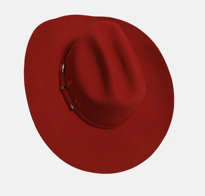 American Hat Makers Cattleman Felt Hat with Western Hat Band Style Cattleman Unisex Hats from American Hat Makers