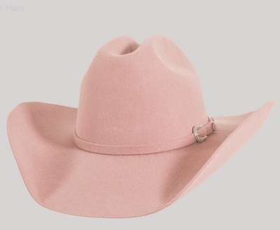 American Hat Makers Cattleman Felt Hat with Western Hat Band Style Cattleman Unisex Hats from American Hat Makers