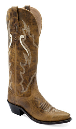 Jama Ladies Snip Toe Fashion Boots Style TS1549 Ladies Boots from Old West/Jama Boots