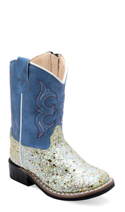 Jama Girls Toddler Glitter Cowboy Boots Style VB1082 Girls Boots from Old West/Jama Boots