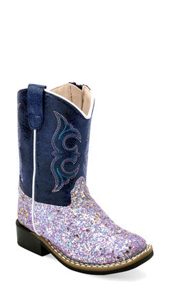 Jama Girls Toddler Glitter Cowboy Boots Style VB1083 Girls Boots from Old West/Jama Boots