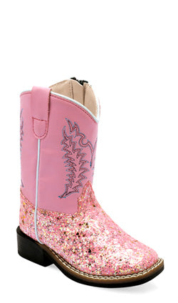 Jama Girls Toddler Glitter Cowboy Boots Style VB1085 Girls Boots from Old West/Jama Boots