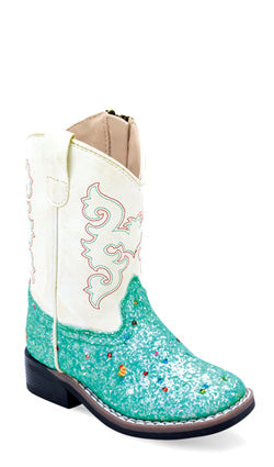 Jama Girls Toddler Glitter Cowboy Boots Style VB1086 Girls Boots from Old West/Jama Boots