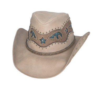 Bullhide Ladies Leather Hat Worth It Style 4062- Premium Ladies Hats from Monte Carlo/Bullhide Hats Shop now at HAYLOFT WESTERN WEARfor Cowboy Boots, Cowboy Hats and Western Apparel