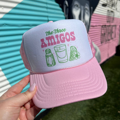 The Three Amigos Trucker Cap (Multiple Color Options)  from Turquoise & Tequila