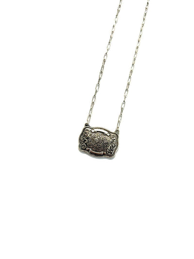 Western Belt Buckle Necklace  from Snowing West