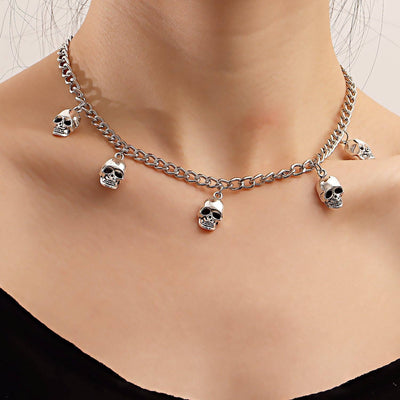 Fashion Skulls Pendant Necklace  from Tourtiwi