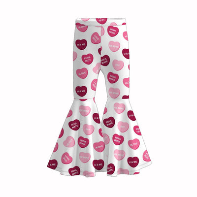 Girls sweet heart candy bell Bottoms for Valentine‘s day  from Little Trendy