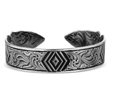 Montana Silversmiths Mens Old West Arrowhead Cuff Bracelet Style BC5677- Premium MENS ACCESSORIES from Montana Silversmith Shop now at HAYLOFT WESTERN WEARfor Cowboy Boots, Cowboy Hats and Western Apparel