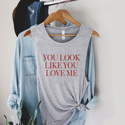 Graphic tank top - You look like you love me  from Starchis