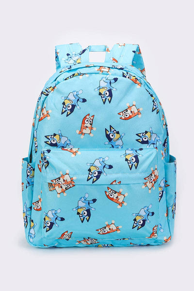 Blue Character Printed Backpacks  from sassy kids palace