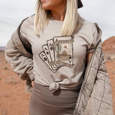 Aint Going Down Until the Sun Comes Up Aces Country Western  from Trendznmore