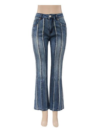 Raw stretch denim trousers Ladies Jeans from HIDDENBRAND