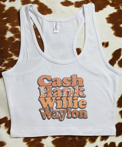 C.W.N.W Cropped Tank Top Ladies Shirts from Wilde roots