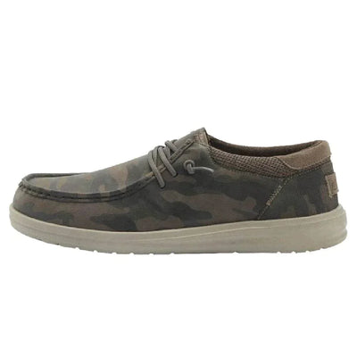HEY DUDE PAUL WOODLAND CAMO STYLE 112298339- Premium Mens Casual Shoe from Hey Dudes Shop now at HAYLOFT WESTERN WEARfor Cowboy Boots, Cowboy Hats and Western Apparel
