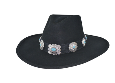 Bullhide Ladies Iroquois Felt Cowgirl Hat Style 0770BL- Premium Ladies Hats from Monte Carlo/Bullhide Hats Shop now at HAYLOFT WESTERN WEARfor Cowboy Boots, Cowboy Hats and Western Apparel