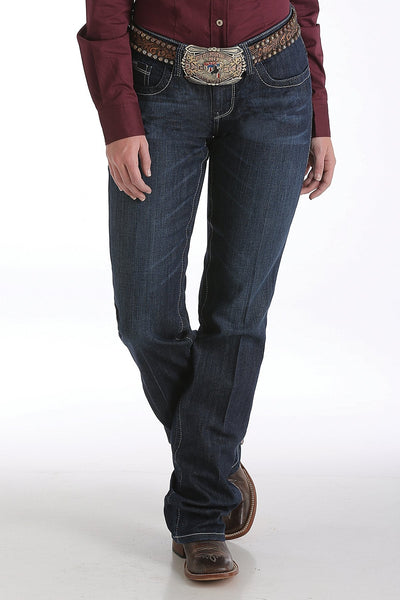 Cinch Ladies Ada Relaxed Fit Dark Stonewash Jeans Style MJ80252072 Ladies Jeans from Cinch
