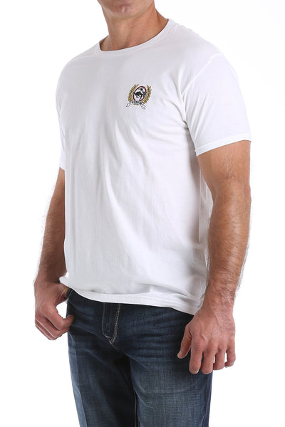 CINCH MEN'S CLASSIC LOGO TEE - WHITE STYLE MTT1690379 Mens Shirts from Cinch