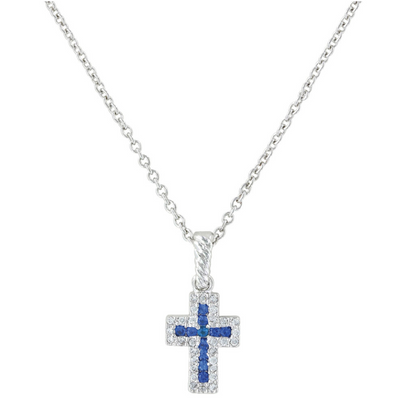 Montana Silversmith Faith Found in the River Lights Cross Necklace Style NC3066 ladies Jewelry from Montana Silversmith