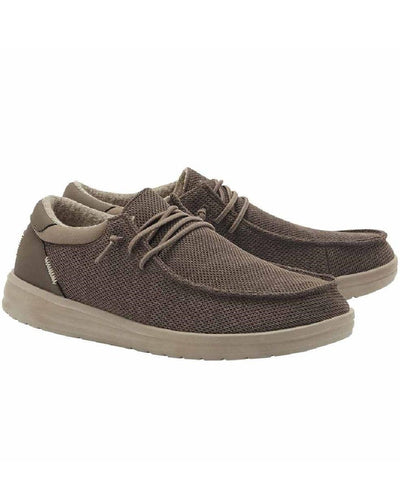 Hey Dude Men's Shitake Brown Paul Sox Shoe Style 112341563- Premium Mens Casual Shoe from Hey Dudes Shop now at HAYLOFT WESTERN WEARfor Cowboy Boots, Cowboy Hats and Western Apparel
