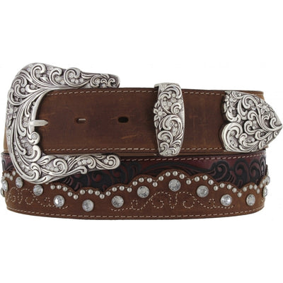 MF WESTERN TONY LAMA KAITLYN CRYSTAL WOMENS BELT STYLE C50499- Premium Ladies Accessories from MF Western Shop now at HAYLOFT WESTERN WEARfor Cowboy Boots, Cowboy Hats and Western Apparel